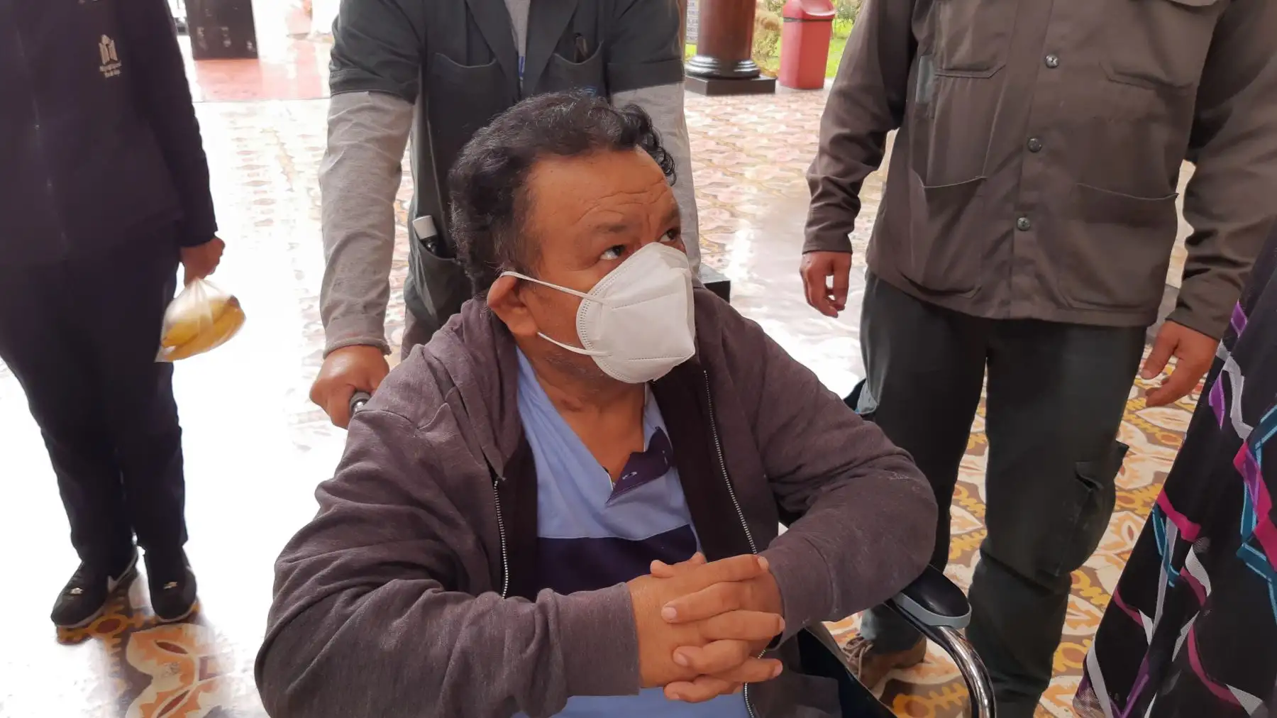 Ingeniero venció el cáncer al riñón y ahora la Covid-19 en el Hospital Nacional Dos de Mayo.Foto:ANDINA/Minsa