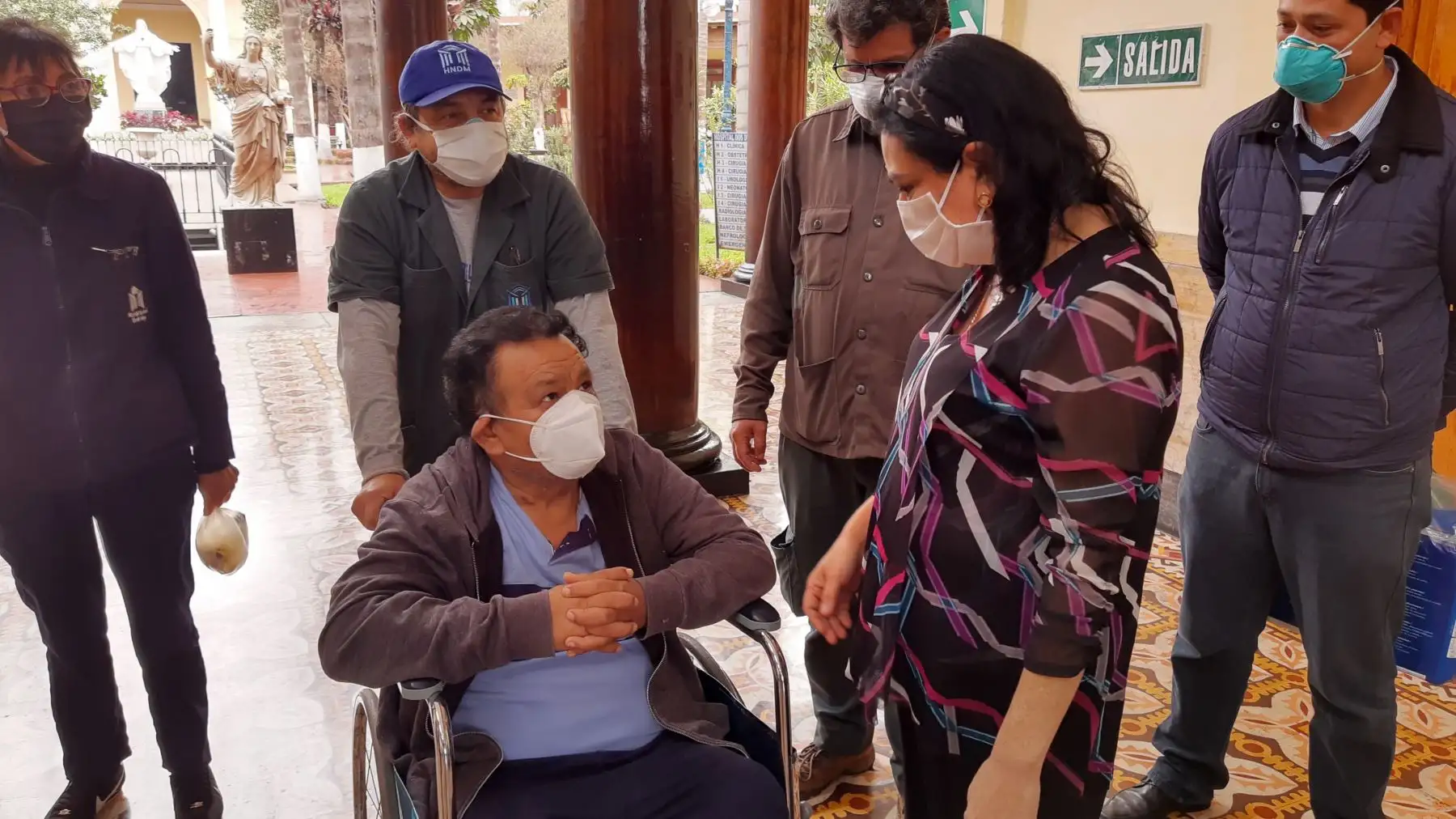 Ingeniero venció el cáncer al riñón y ahora la Covid-19 en el Hospital Nacional Dos de Mayo.Foto:ANDINA/Minsa