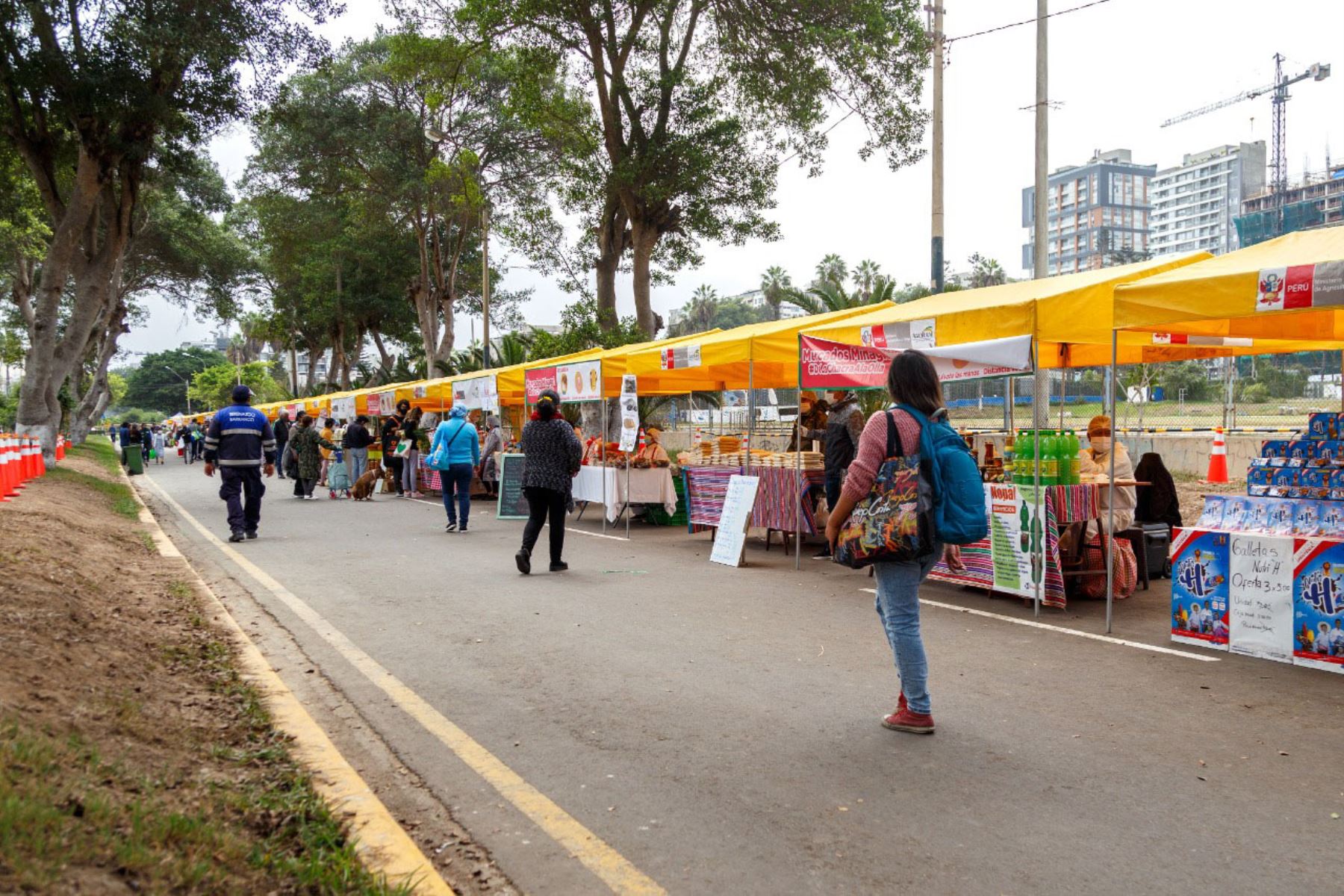 Desde este mes hasta diciembre se desarrollarán más de mil mercados itinerantes De la Chacra a la Olla a escala nacional. Foto: ANDINA/Difusión