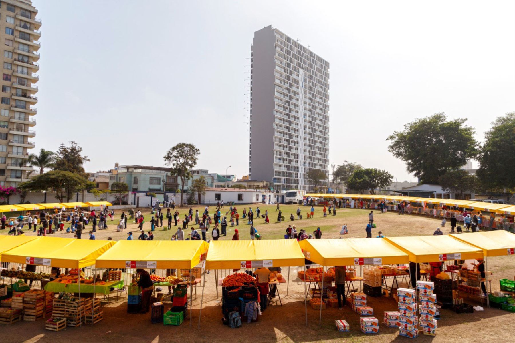 Desde este mes hasta diciembre se desarrollarán más de mil mercados itinerantes De la Chacra a la Olla a escala nacional. Foto: ANDINA/Difusión