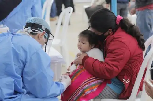 El Minsa se ha propuesto vacunar a 614,000 niños y niñas, y administrar 1.5 millones de dosis del esquema nacional de vacunación. ANDINA/Minsa
