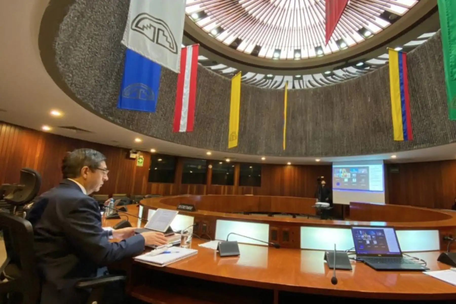 La Comunidad Andina, formada por Bolivia, Colombia, Ecuador y Perú, representa el 12 % de la economía de la región. ANDINA/Difusión