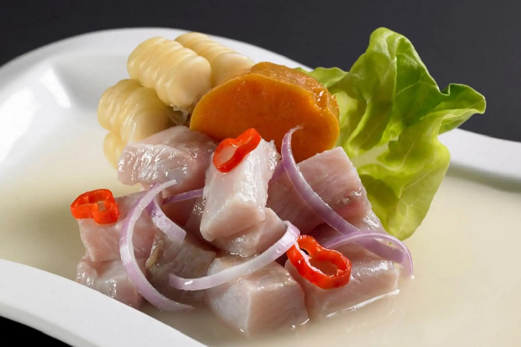Ceviche peruano. Foto: Cortesía.
