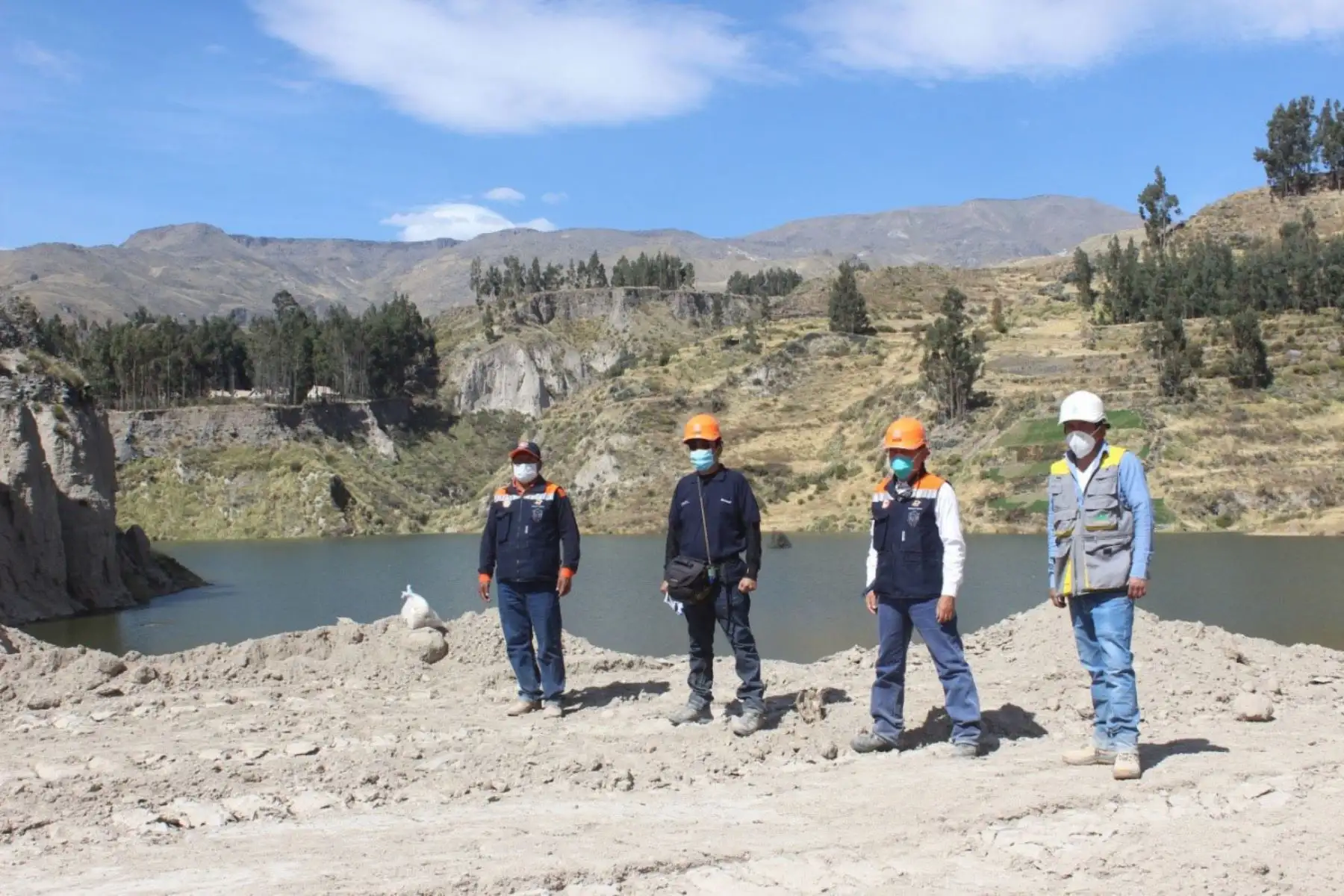 Debido a un deslizamiento de tierra en el río Colca el pasado 18 de junio fueron declarados en estado de emergencia los distritos de Achoma, Yanque e Ichupampa, en la región Arequipa. Foto: ANDINA/Difusión