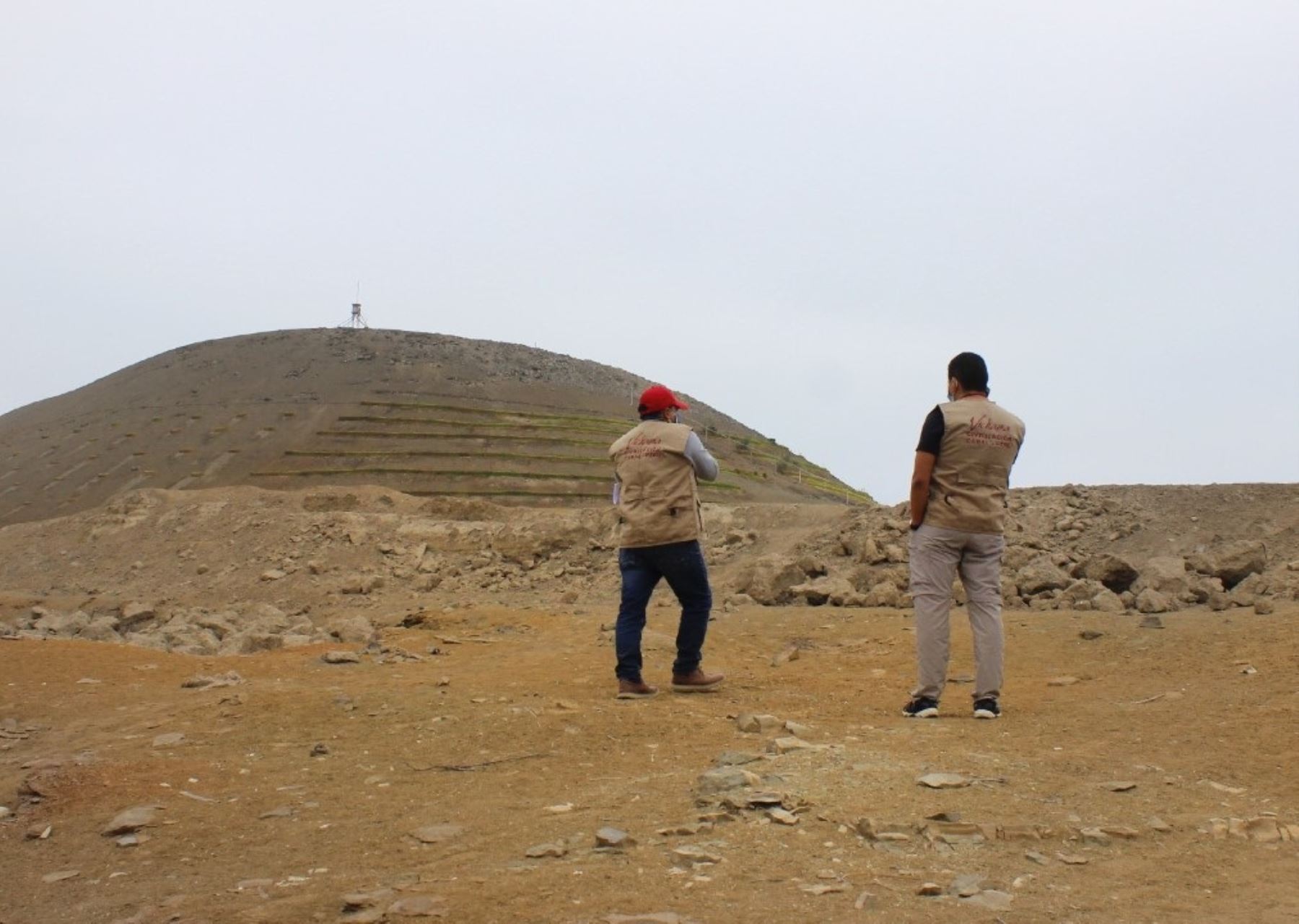 Personal de la Zona Arqueológica Caral evitó la invasión y destrucción del sitio arqueológico Cerro Centinela, ubicado en la provincia de Huaura, región Lima.