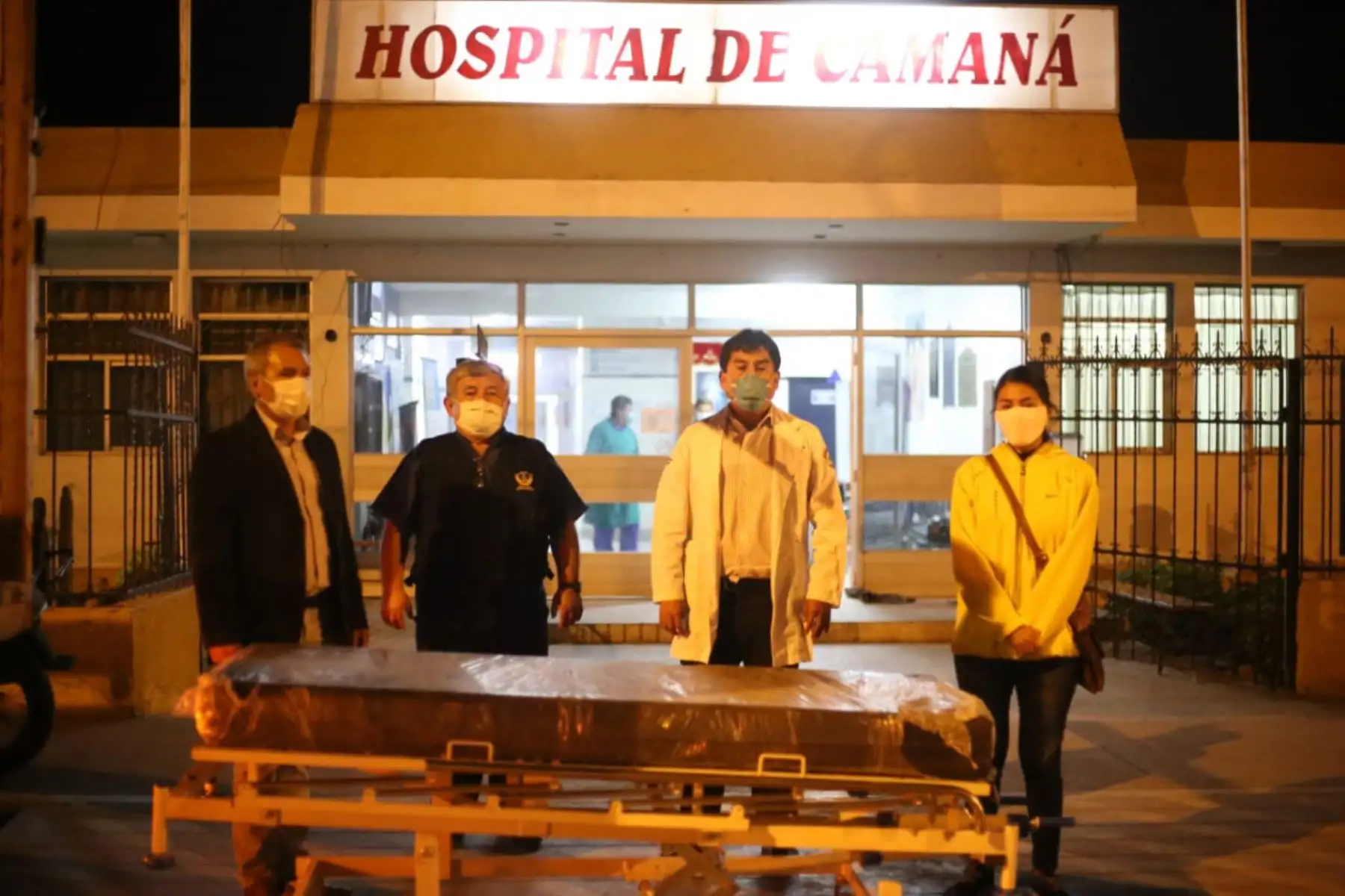 El Hospital de Camaná, en Arequipa, ahora cuenta con 25 camas de hospitalización para pacientes covid-19. Foto: ANDINA/Difusión
