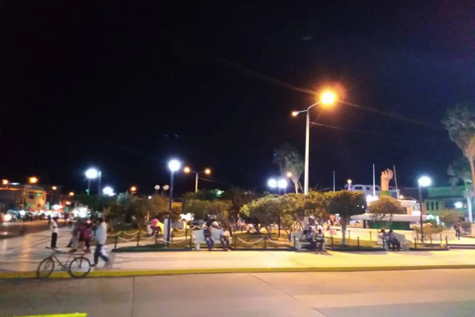 Plaza de Armas del distrito de Olmos, en la región norteña de Lambayeque. Foto: ANDINA/Difusión