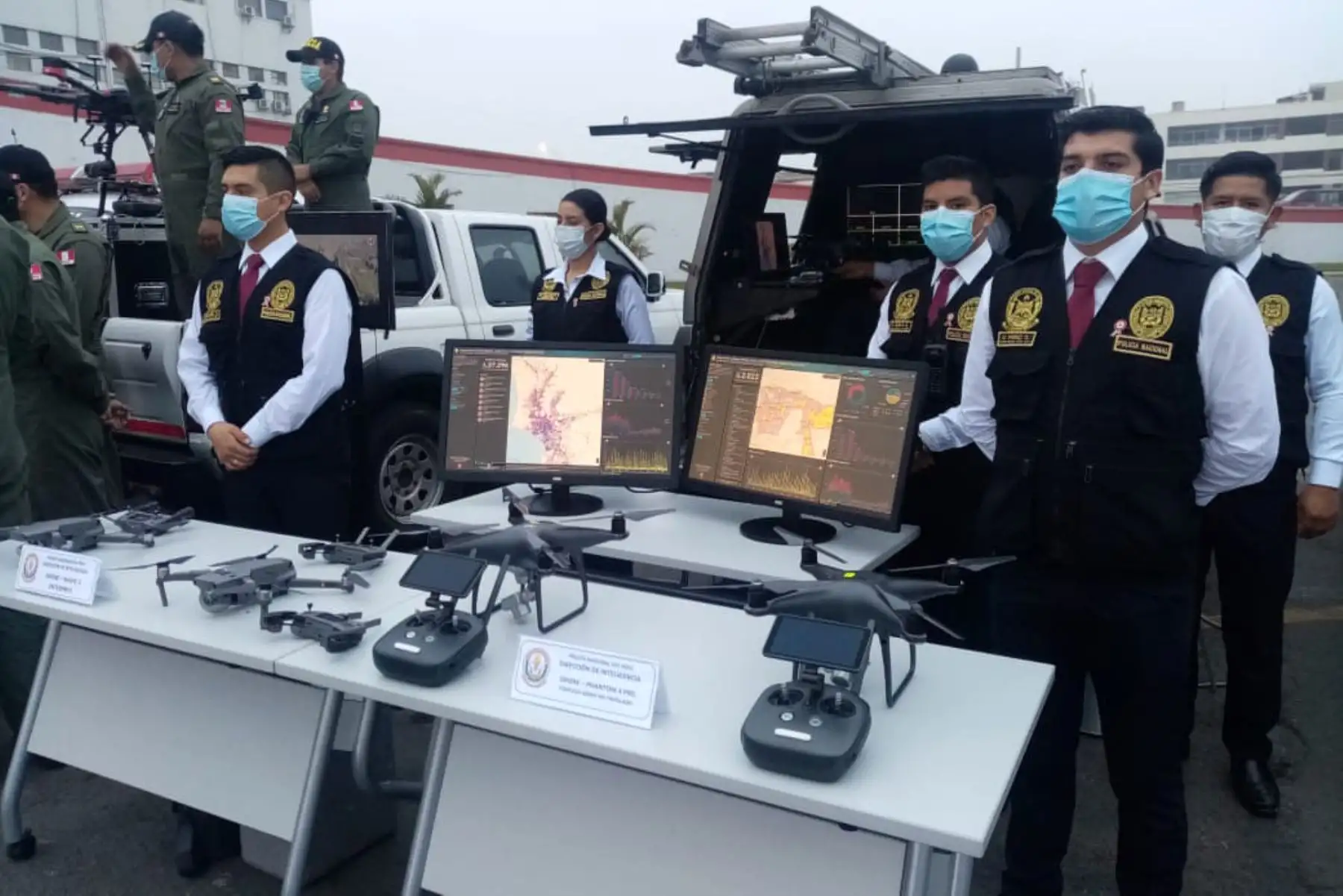 Ministerio del Interior presenta armas incautadas durante el estado de emergencia, producto de diversos operativos realizados por la Policía Nacional, dentro del Plan Operaciones “Fortaleza 2020". Foto: ANDINA/Mininter