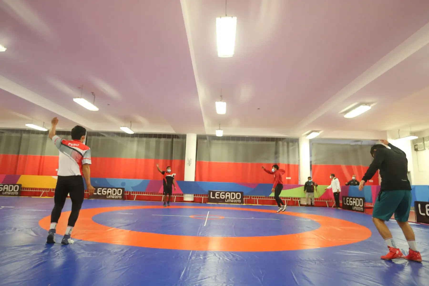 Diez medallistas de los Juegos Panamericanos de Lima 2019 inician entrenamientos con miras a los torneos internacionales. Foto: ANDINA/ Jhonel Rodríguez Robles
