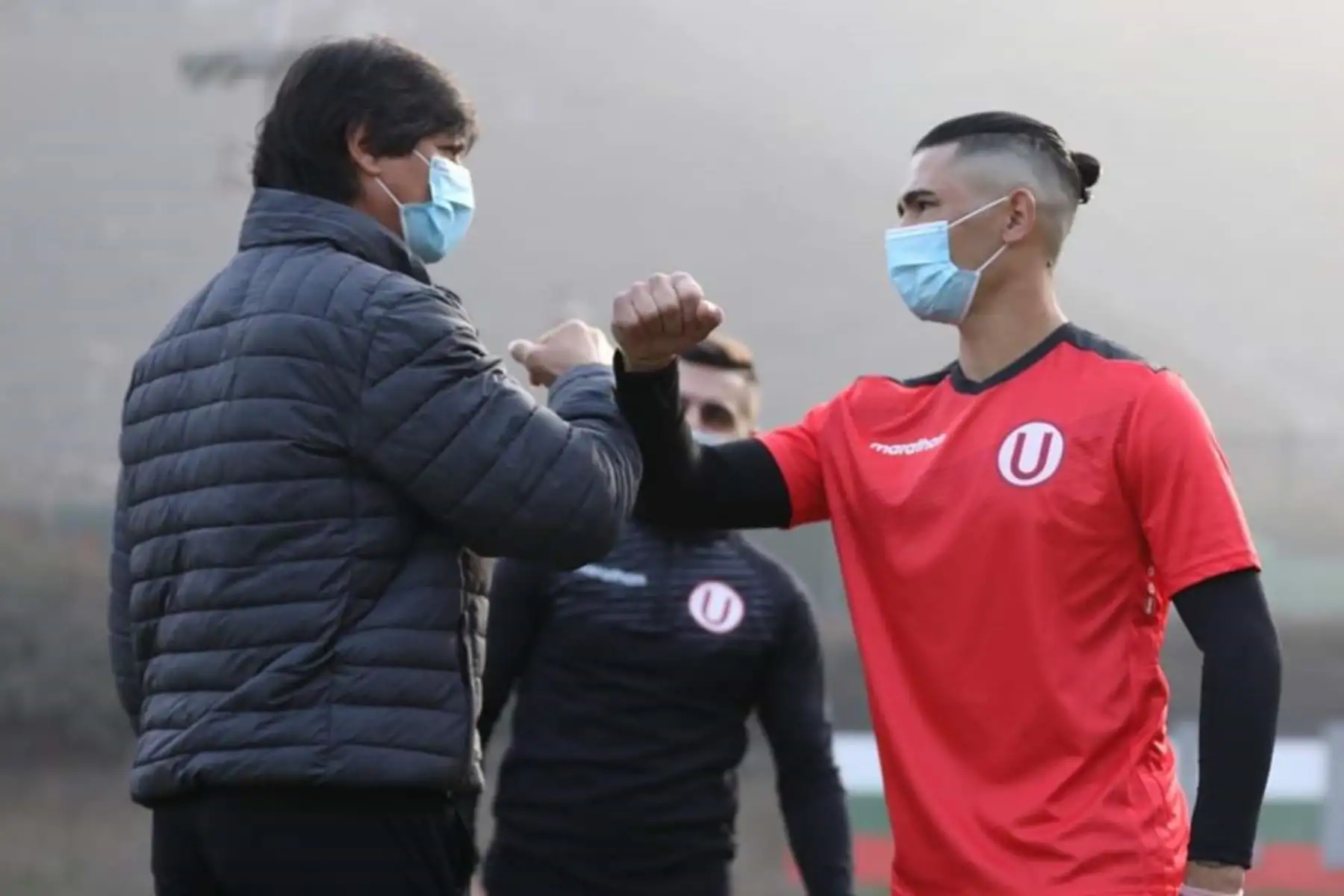 El club Universitario de Deportes inicia sus entrenamientos en el Club Árabe Palestino durante el estado de emergencia por coronavirus. Foto: ANDINA/Universitario de Deportes