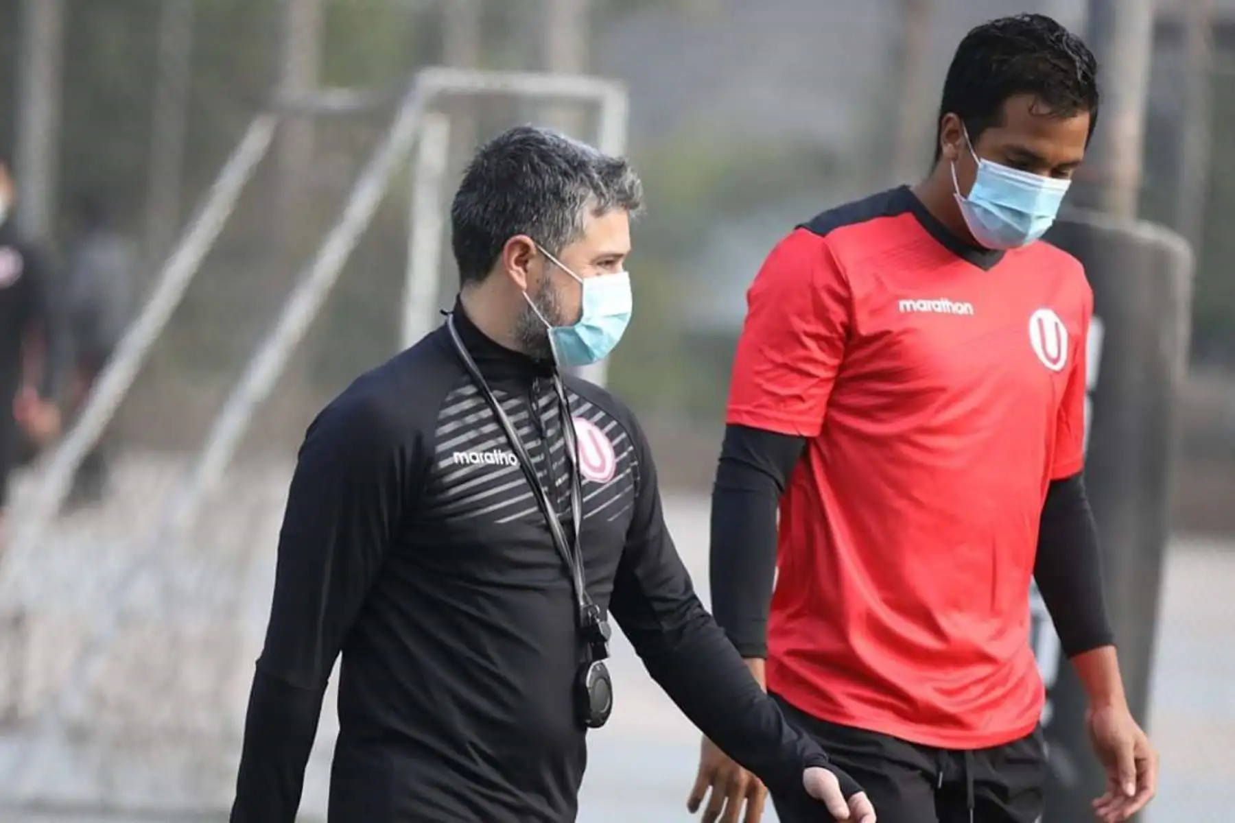 El club Universitario de Deportes inicia sus entrenamientos en el Club Árabe Palestino durante el estado de emergencia por coronavirus. Foto: ANDINA/Universitario de Deportes