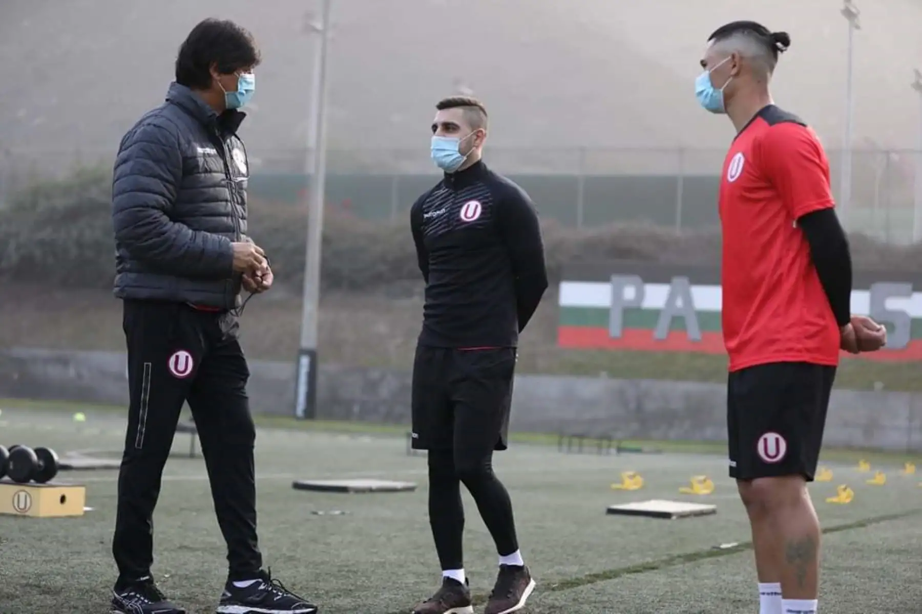 El club Universitario de Deportes inicia sus entrenamientos en el Club Árabe Palestino durante el estado de emergencia por coronavirus. Foto: ANDINA/Universitario de Deportes