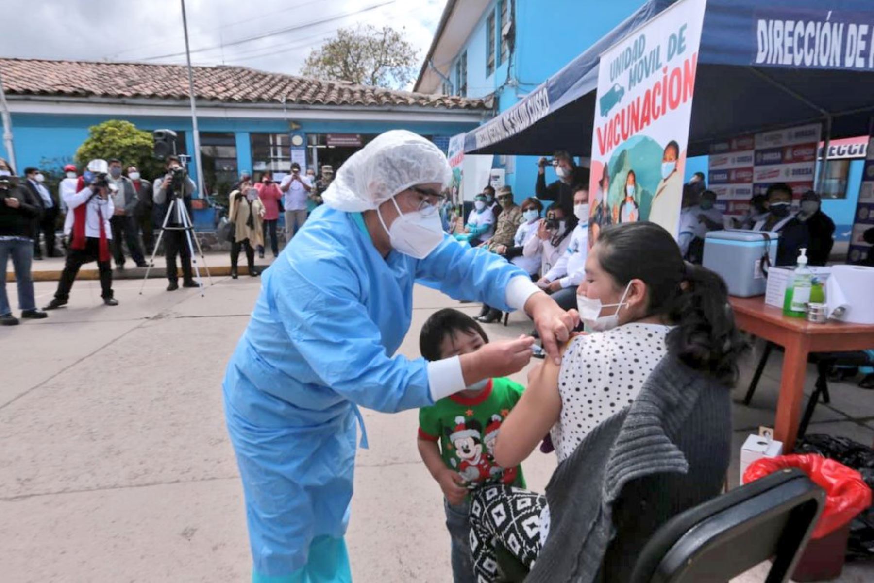 Diresa Cusco dispone de 12,500 dosis para la jornada de vacunación que se desarrollará este fin de semana. ANDINA/Difusión