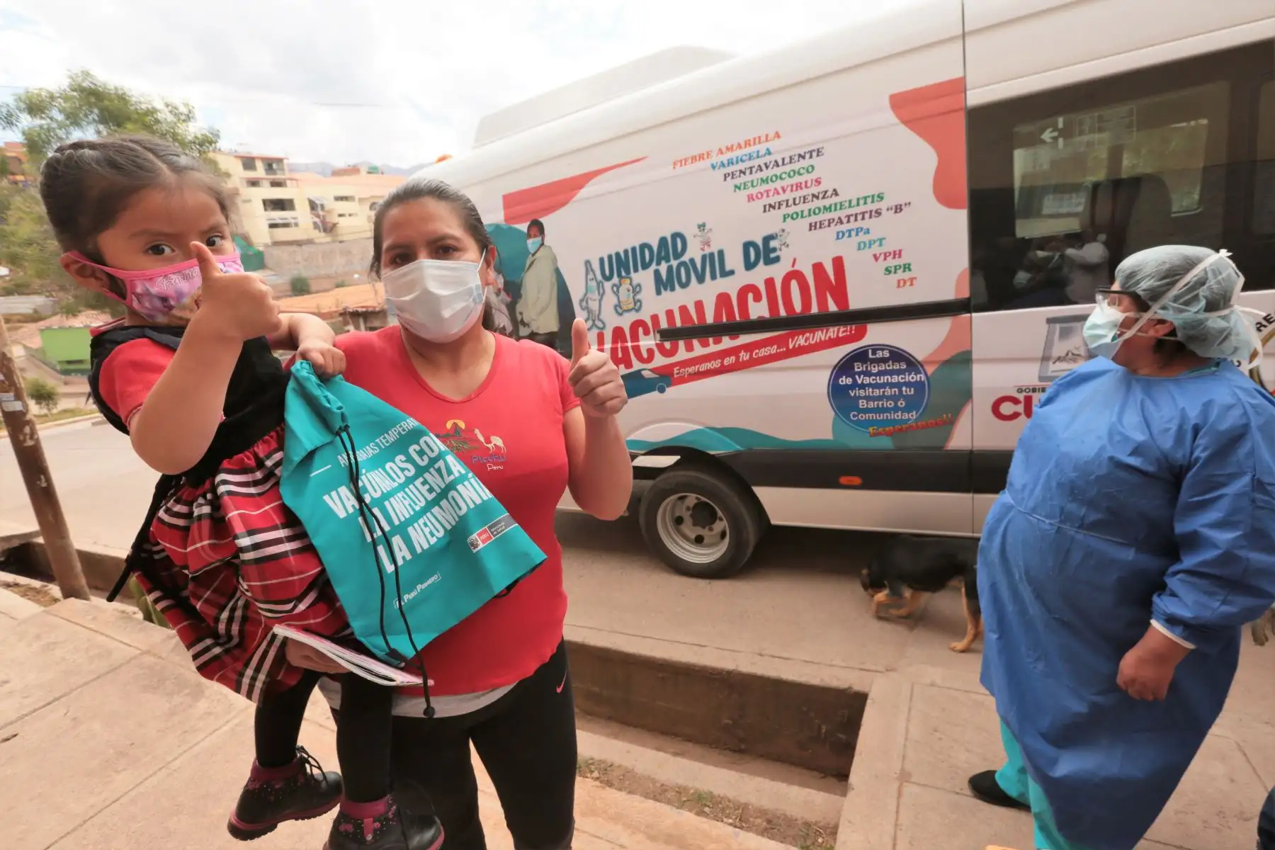 Brigadas móviles de vacunación llevarán atención a población vulnerable en el Cusco. Foto: ANDINA/Difusión
