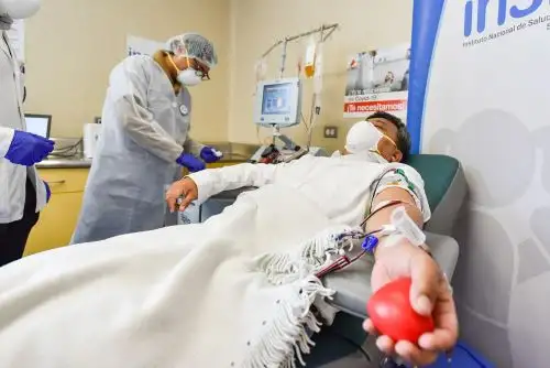Proyecto Perú con Plasma busca una alternativa terapéutica para pacientes covid-19. ANDINA/Difusión