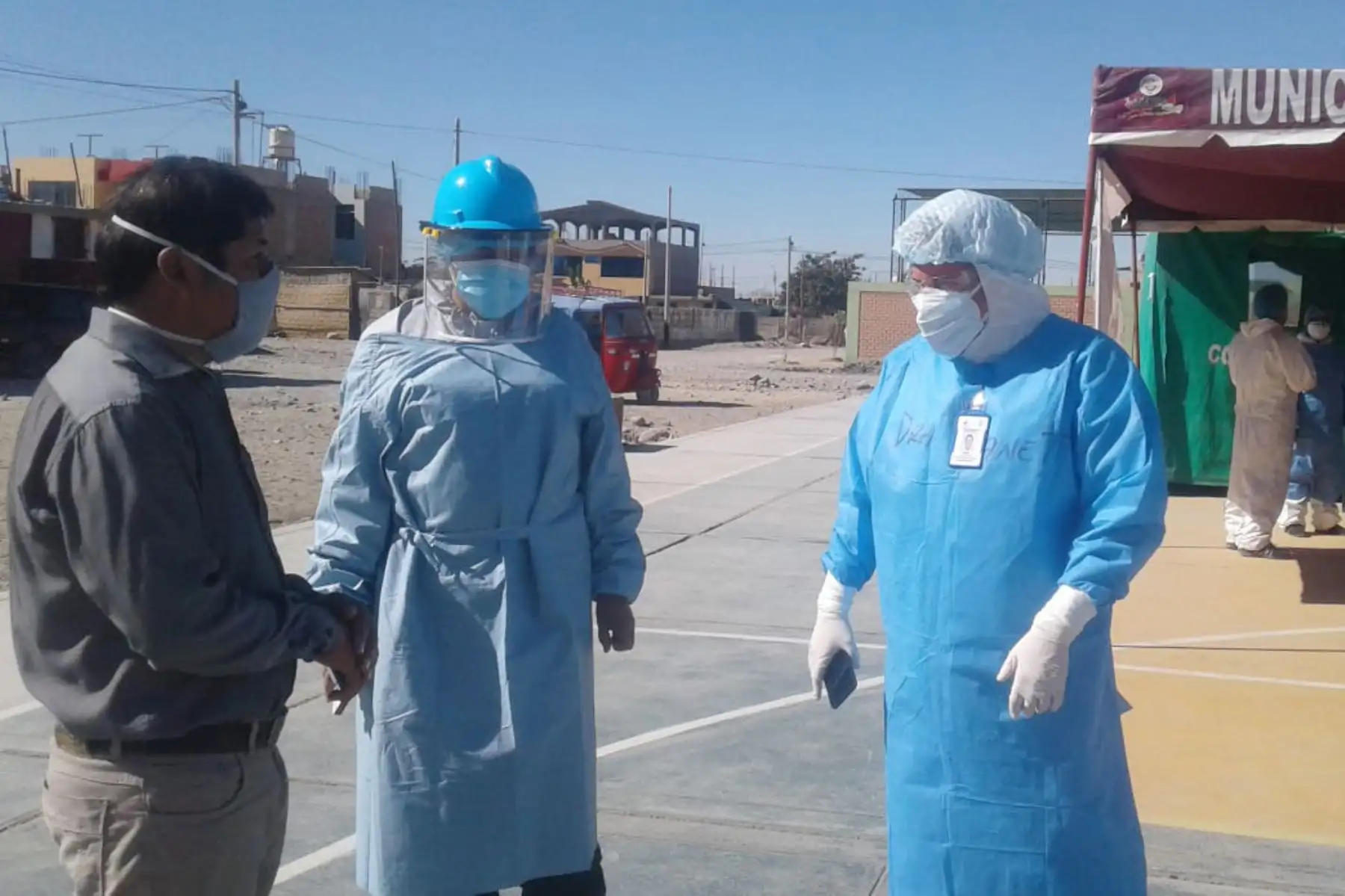 Como parte de "Barrio libre de coronavirus", más de 1,300 personas fueron sometidas a pruebas rápidas y 22 dieron positivo. Foto: ANDINA/Difusión