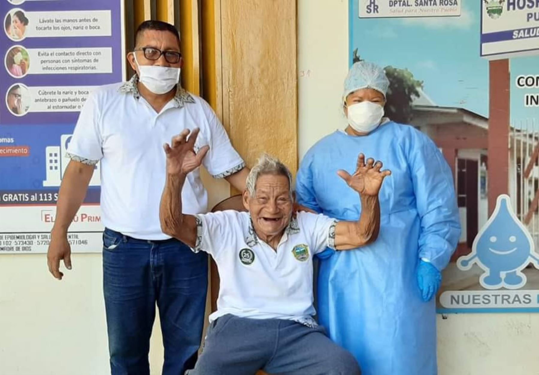 Líder indígena de 82 años de la etnia Karakbut derrota al coronavirus en Madre de Dios.