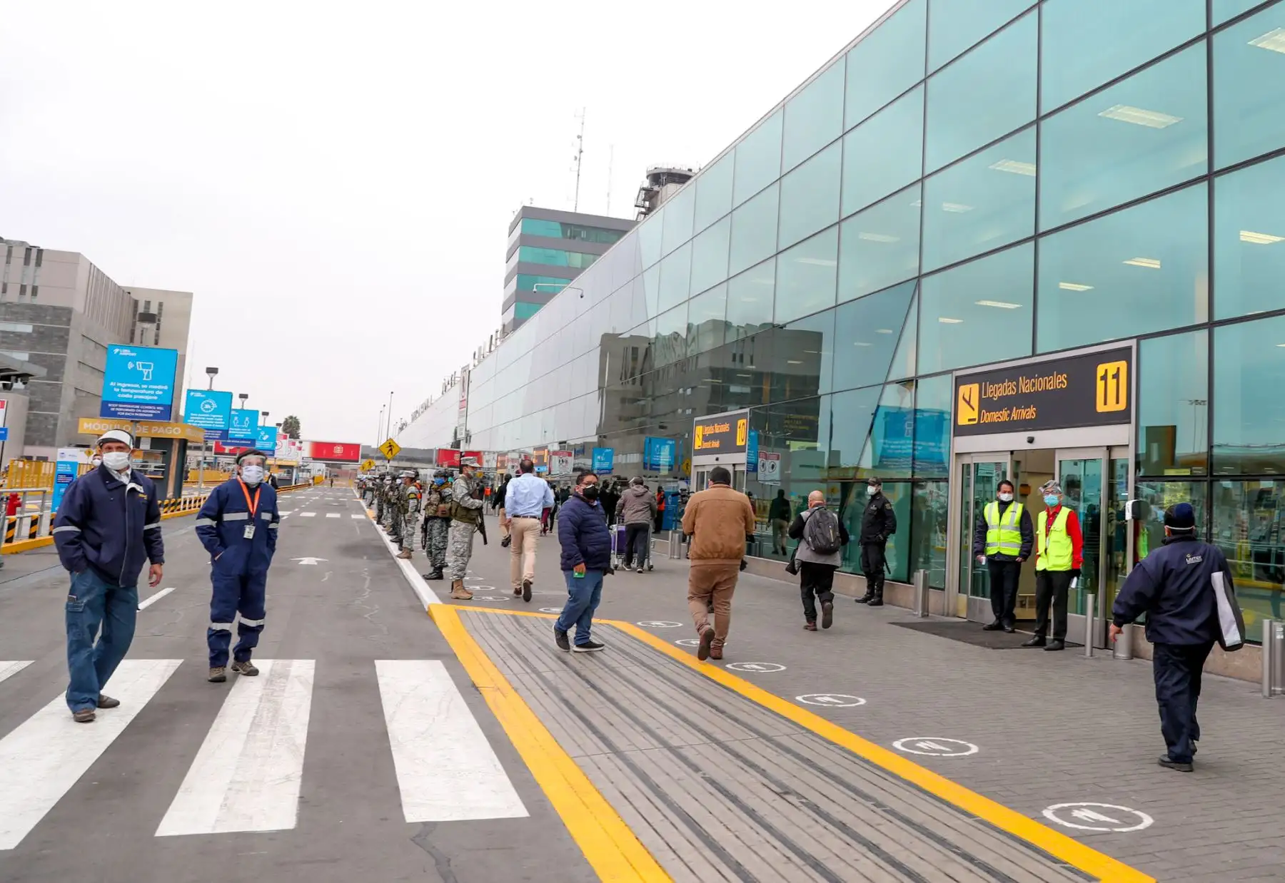 Se reanudan vuelos en aeropuerto internacional Jorge Chávez, en el Callao. Foto: ANDINA/ATU