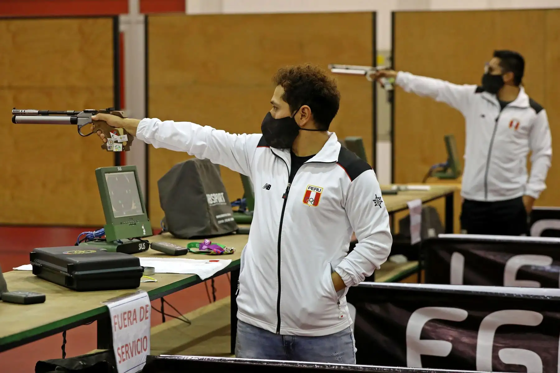 Un nuevo grupo de deportistas calificados de Tiro retornaron a los entrenamientos en la Videna para retomar su preparación con miras a futuras competencias nacionales e internacionales. Foto: ANDINA/Lima 2019