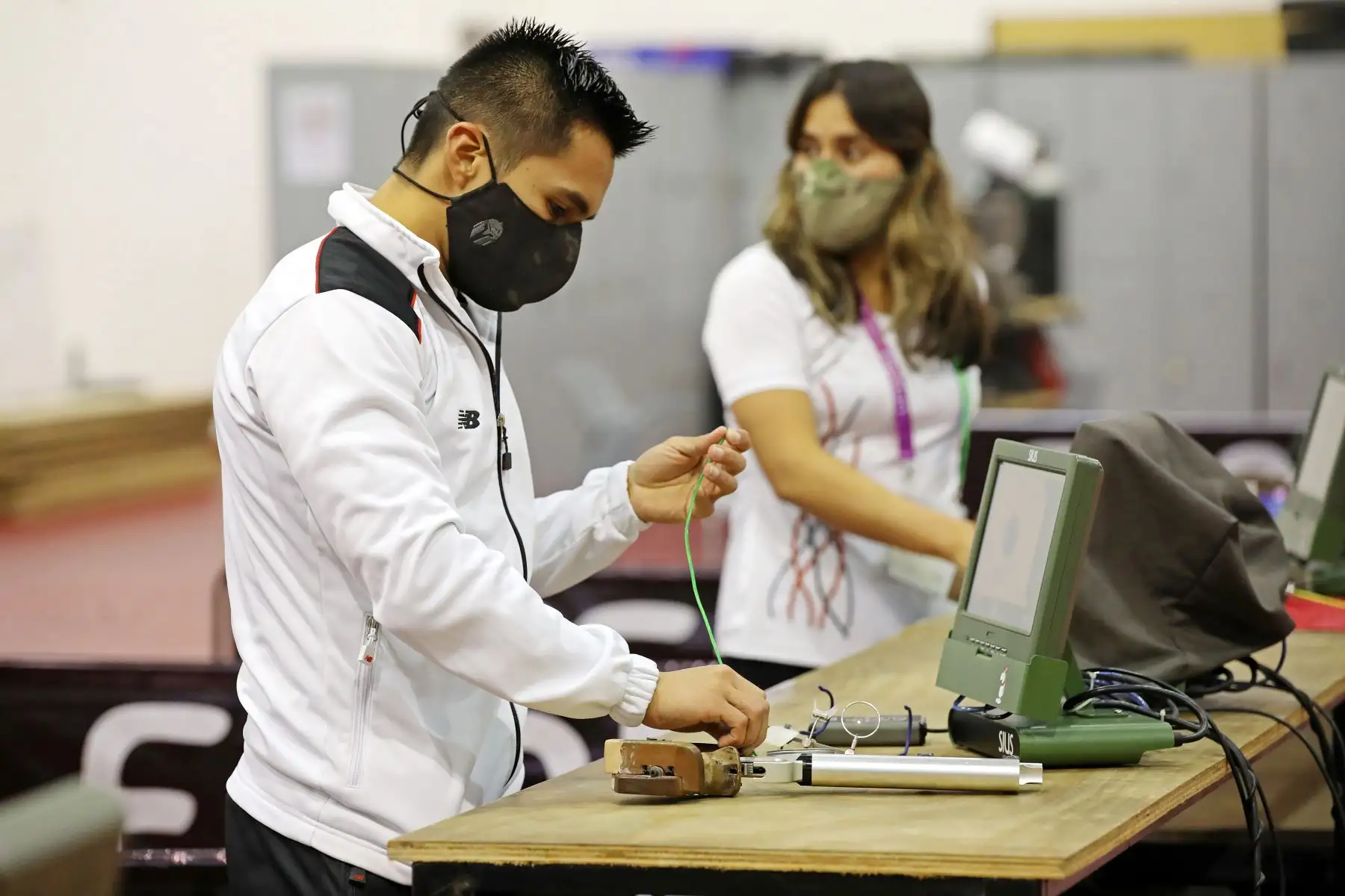 Un nuevo grupo de deportistas calificados de Tiro retornaron a los entrenamientos en la Videna para retomar su preparación con miras a futuras competencias nacionales e internacionales. Foto: ANDINA/Lima 2019