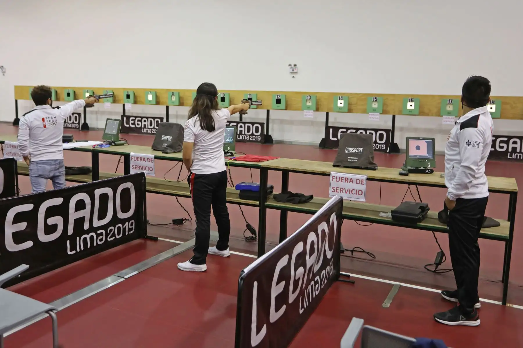 Un nuevo grupo de deportistas calificados de Tiro retornaron a los entrenamientos en la Videna para retomar su preparación con miras a futuras competencias nacionales e internacionales. Foto: ANDINA/Lima 2019