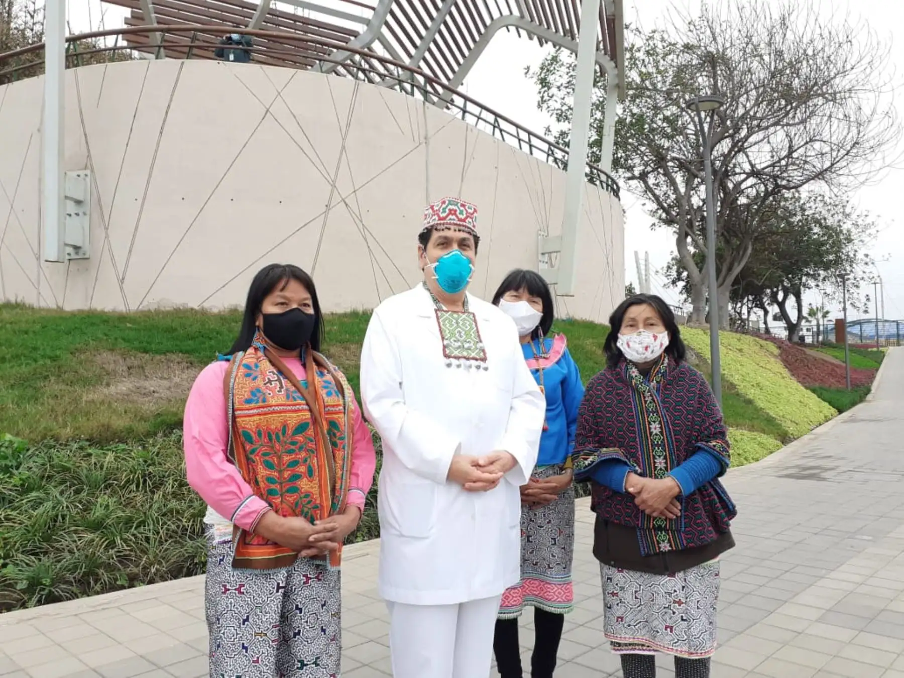 Artistas shipibo konibo intervendrán Parque Bicentenario con su arte.