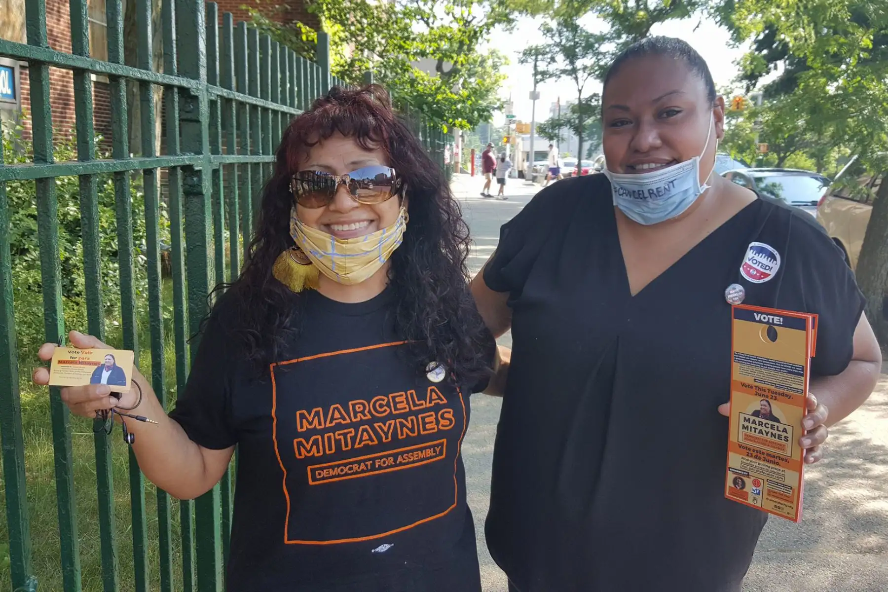 La inmigrante peruana Marcela Mitaynes se impone en las primarias de Nueva York. Foto: Brooklyn Papers