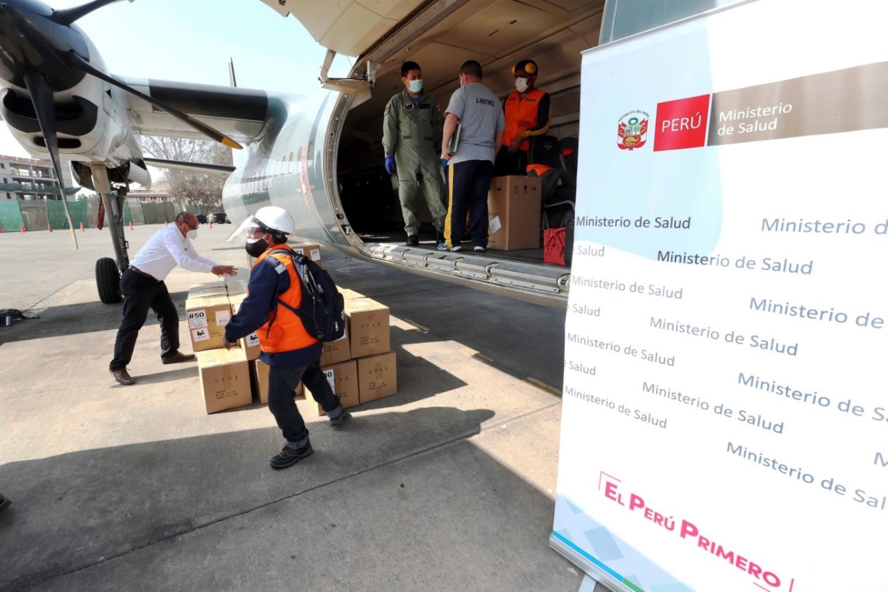 Minsa distribuye más de 27 toneladas de suministros médicos a Lima y regiones. Foto: ANDINA/Difusión.