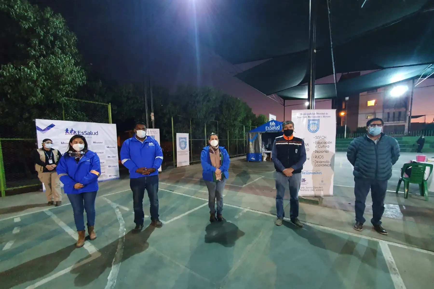 Essalud recibe a primeros pacientes en nuevo hospital Cerro Juli de Arequipa. Afectados por la covid-19 recibirán tratamiento temprano y especializado.
Foto: Essalud