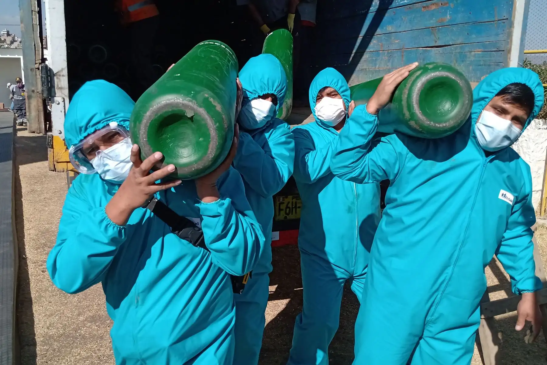 Essalud recibe a primeros pacientes en nuevo hospital Cerro Juli de Arequipa. Afectados por la covid-19 recibirán tratamiento temprano y especializado.
Foto: Essalud