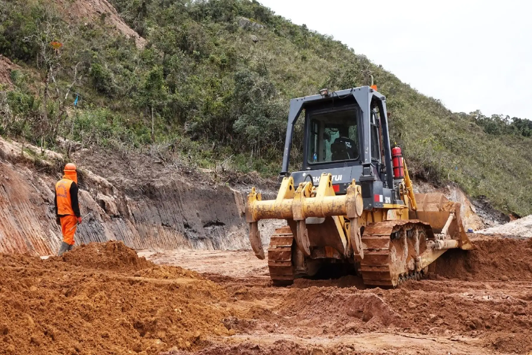 Obras de infraestructura vial. Foto: ANDINA/Difusión