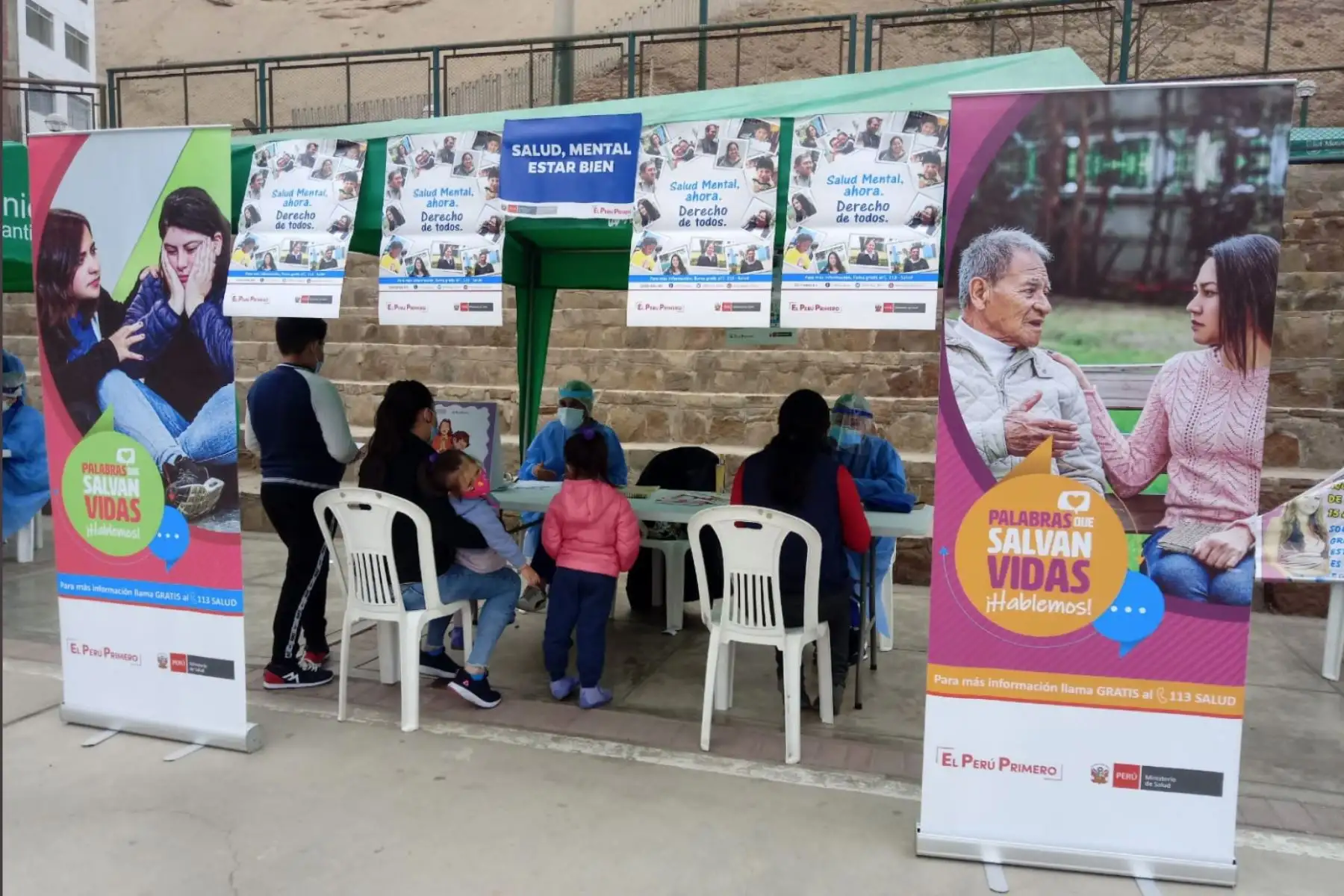 DIRIS Lima Sur realizó más de 1,000 atenciones en salud a pobladores del AA.HH. "Rodrigo Franco" en Santiago de Surco. Foto:ANDINA/Minsa