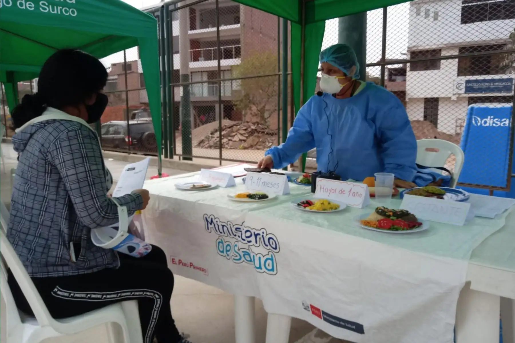 DIRIS Lima Sur realizó más de 1,000 atenciones en salud a pobladores del AA.HH. "Rodrigo Franco" en Santiago de Surco. Foto:ANDINA/Minsa