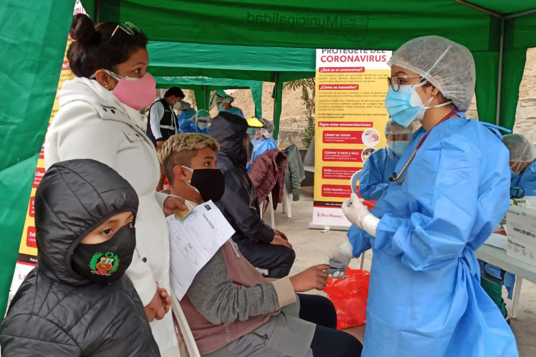 DIRIS Lima Sur realizó más de 1,000 atenciones en salud a pobladores del AA.HH. "Rodrigo Franco" en Santiago de Surco. Foto:ANDINA/Minsa
