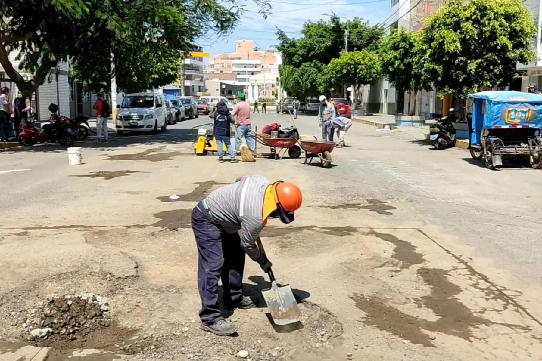 Tras declarar de interés el uso de la bicicleta como medio de transporte sostenible en la provincia de Chiclayo empezó la construcción de ciclovías. Foto: ANDINA/Difusión