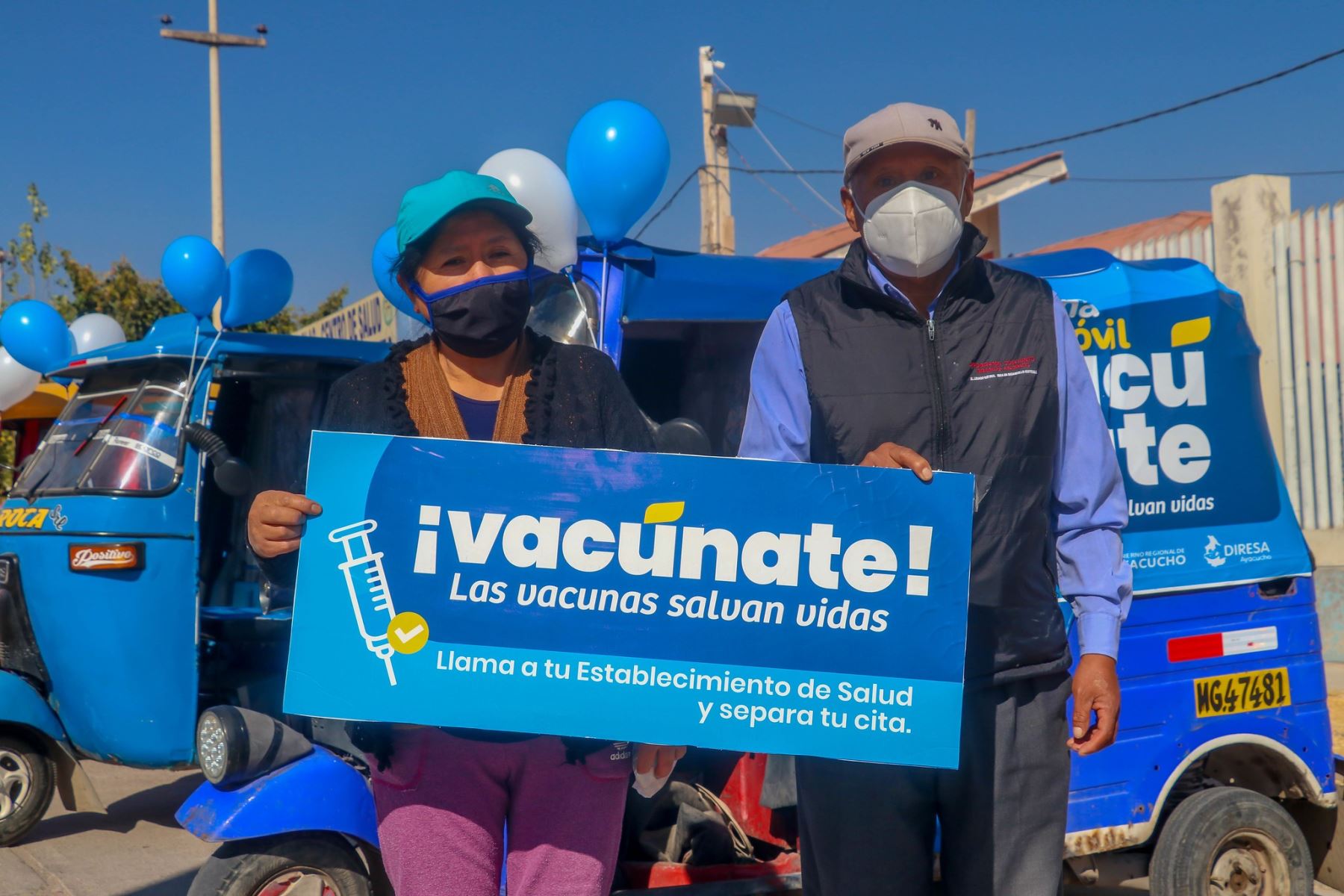 La campaña Vacuna Móvil del Ministerio de Salud llega a Ayacucho e inicia campaña dirigida a la población vulnerable de esa región.