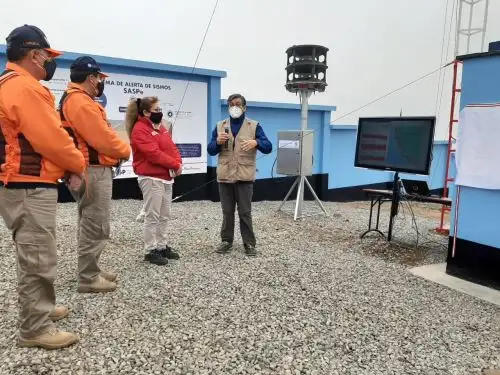 La estación de Chorrillos es clave porque se conecta a los sensores que están las islas Hormigas y San Lorenzo, frente a las costas de Lima. Foto: IGP