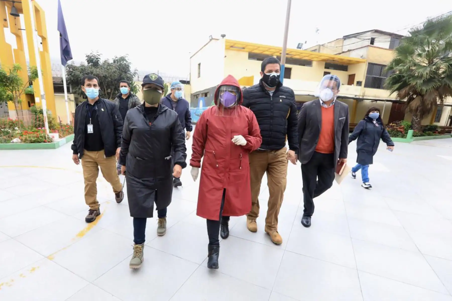 Ministra de Justicia y Derechos Humanos, Ana Neyra realiza  visita inopinada al penal de mujeres de Chorrillos a fin de supervisar las acciones de prevención y tratamiento de los casos de covid-19 en este establecimiento.
Foto: ANDINA/Difusión