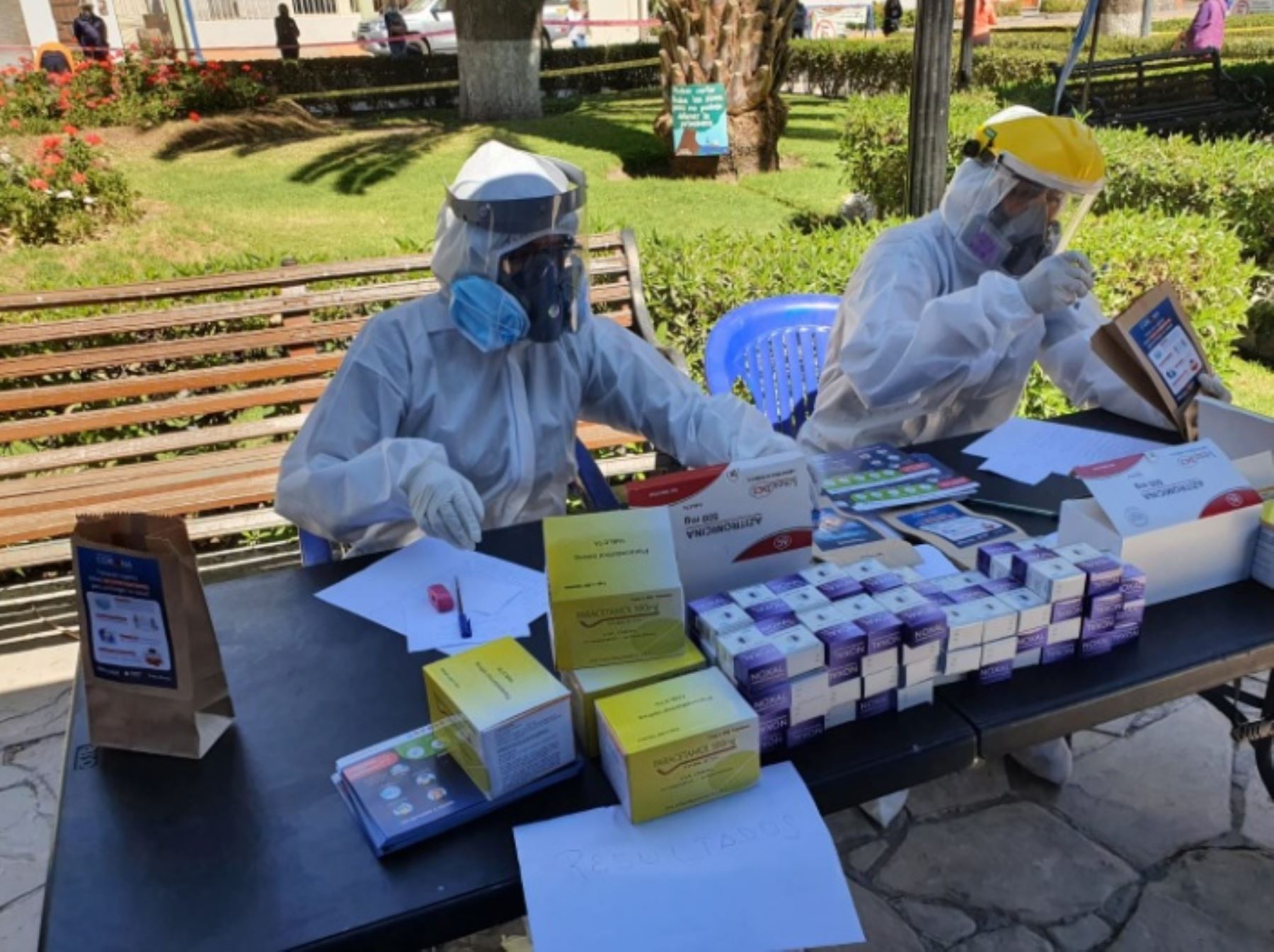 En el distrito arequipeño de Yanahuara, el gobierno local impulsa acciones directas para contener el avance del coronavirus. ANDINA/Difusión