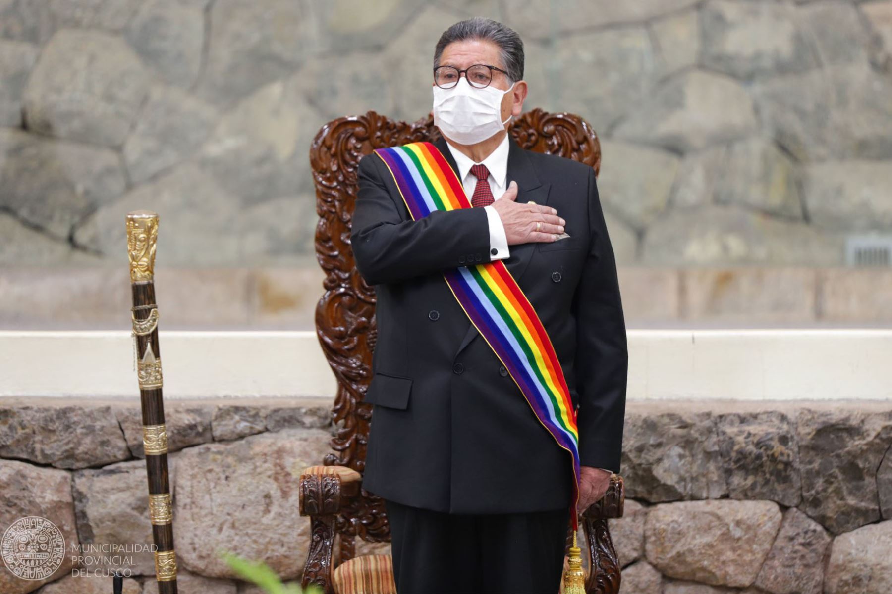 La Municipalidad Provincial del Cusco expresó su  profundo pesar por el sensible fallecimiento de su alcalde y hace llegar a su distinguida familia las más sentidas condolencias. ANDINA/Difusión