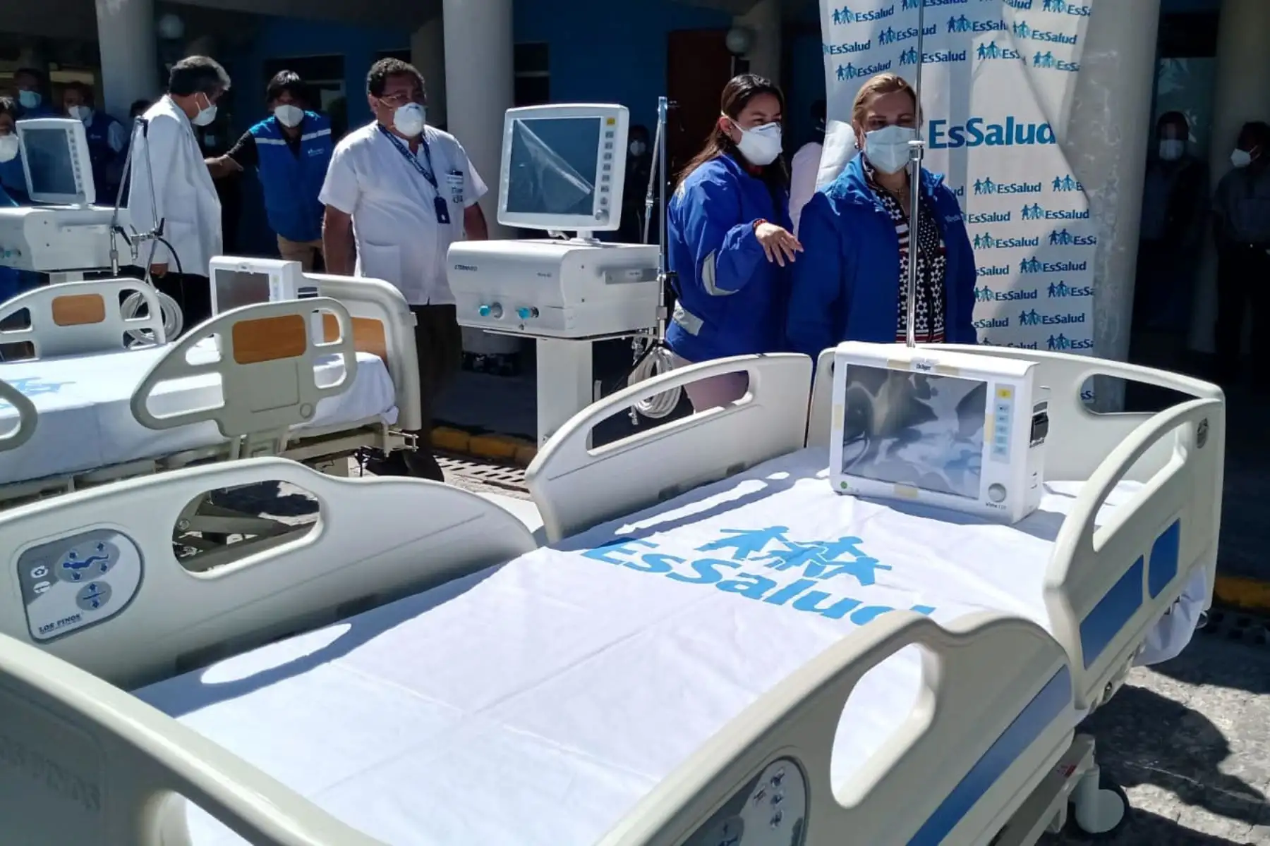 Essalud designa 20 nuevas camas UCI a hospital Seguín Escobedo de Arequipa para fortalecer el primer nivel de atención de pacientes covid-19 tanto asegurados como no asegurados.
Foto: Essalud