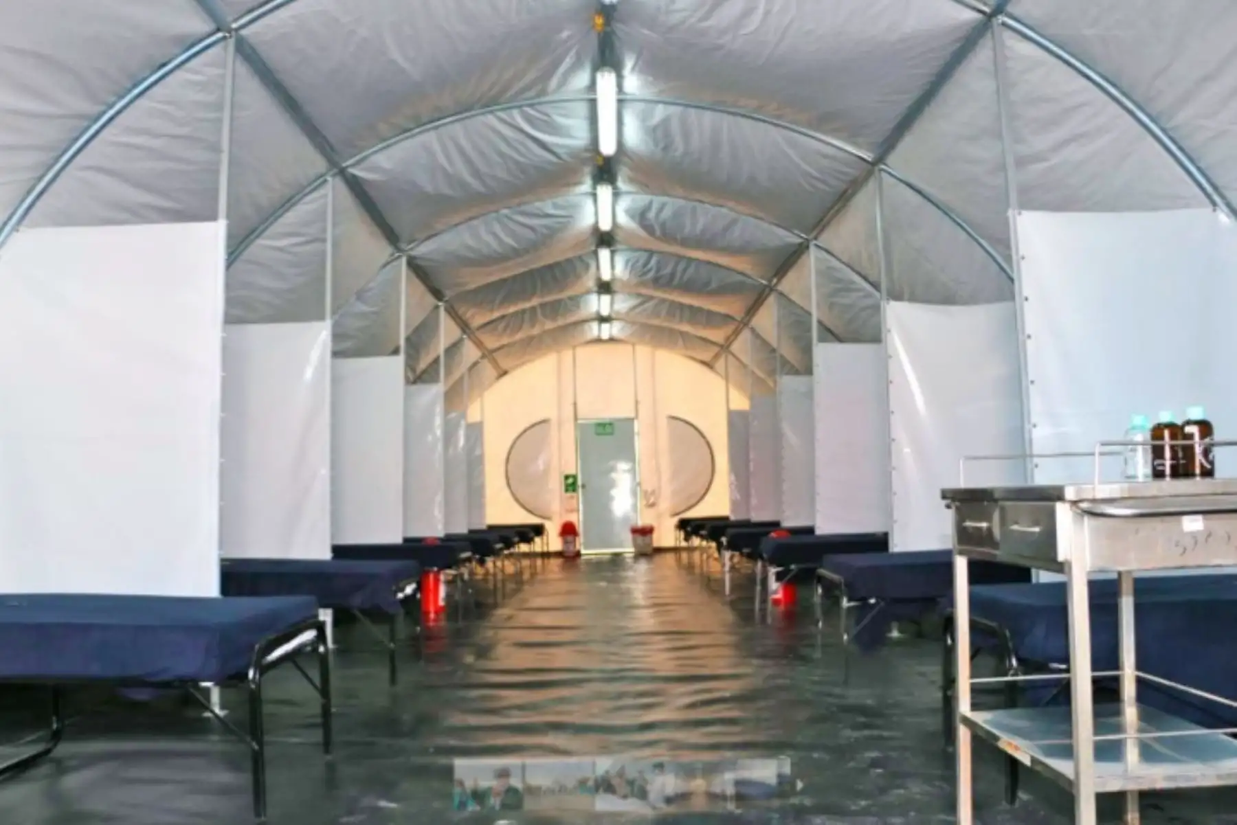 El centro de aislamiento temporal, implementado en las instalaciones del Club Sport Unión Huaral, ubicado en la provincia del mismo nombre, empezó a funcionar y recibirá a sus primeros pacientes con coronavirus en las próximas horas.