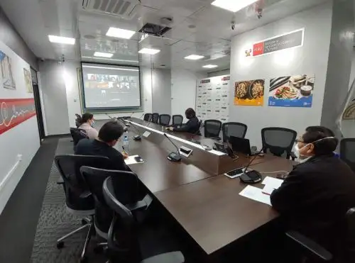 Reunión virtual Mincetur con gremios empresariales.