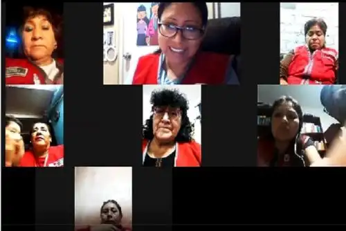 Dentro de la intervención preventiva, especialistas del Programa Nacional Aurora brindaron charlas informativas digitales, espacios de cine en casa con películas que ayudan a identificar la violencia, así como encuentros virtuales.