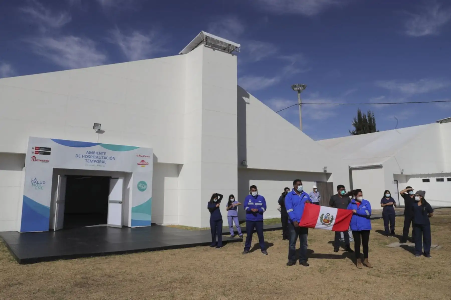 Hospital Temporal Cerro Juli en la región Arequipa. ANDINA/Difusión