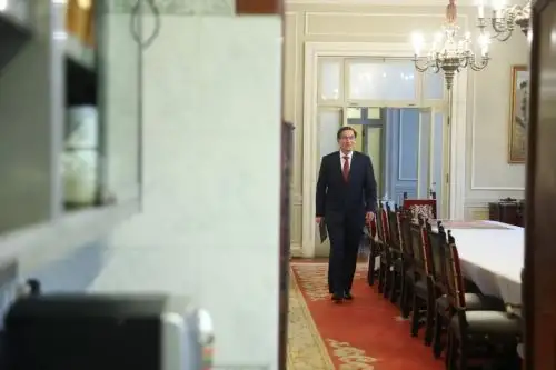 El presidente Martín Vizcarra ofrece ante el Congreso de la República el Mensaje a la Nación por Fiestas Patrias, con motivo del 199 aniversario de la proclamación de la Independencia Nacional. Foto: ANDINA/Prensa Presidencia.