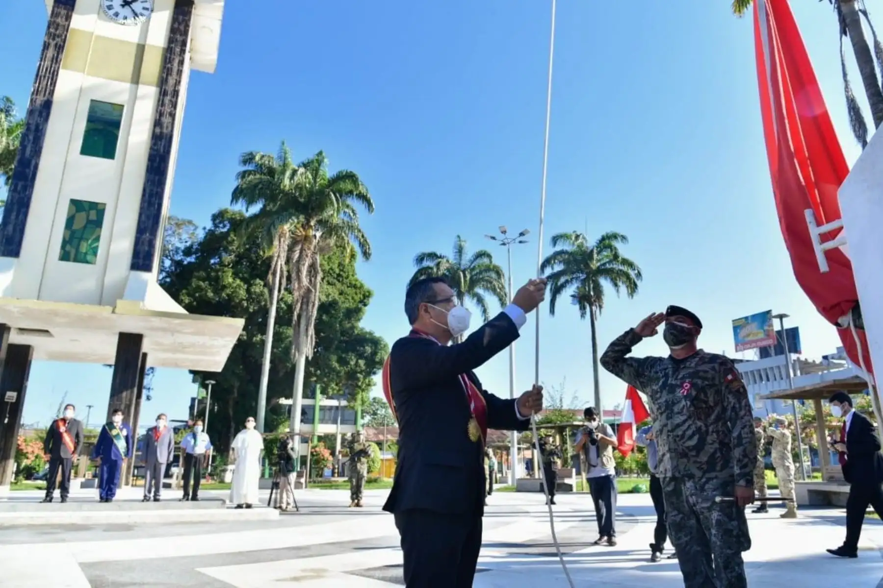 Celebraciones de Fiestas Patrias en la región Madre de Dios. Foto: ANDINA/Difusión.