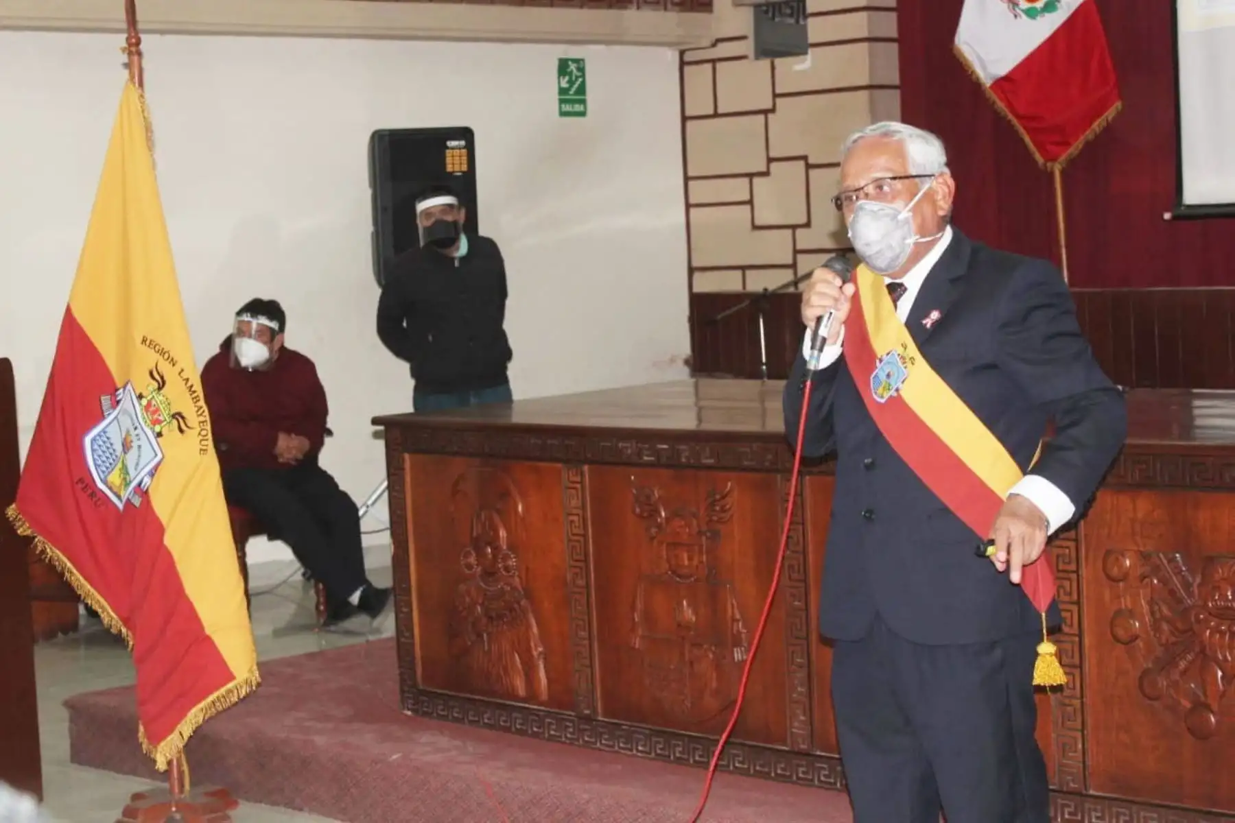 El gobernador regional de Lambayeque, Anselmo Lozano Centurión, calificó de esperanzador el mensaje a la Nación por Fiestas Patrias. Foto: Difusión