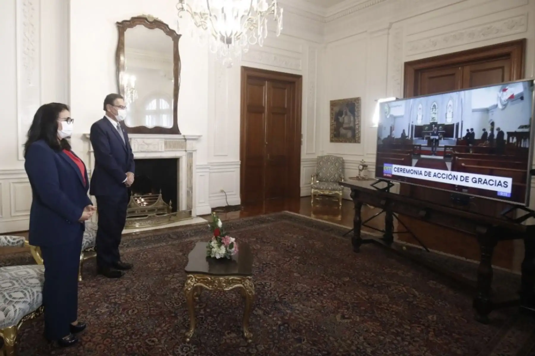 Presidente Vizcarra participa en ceremonia Acción de Gracias por el Perú.