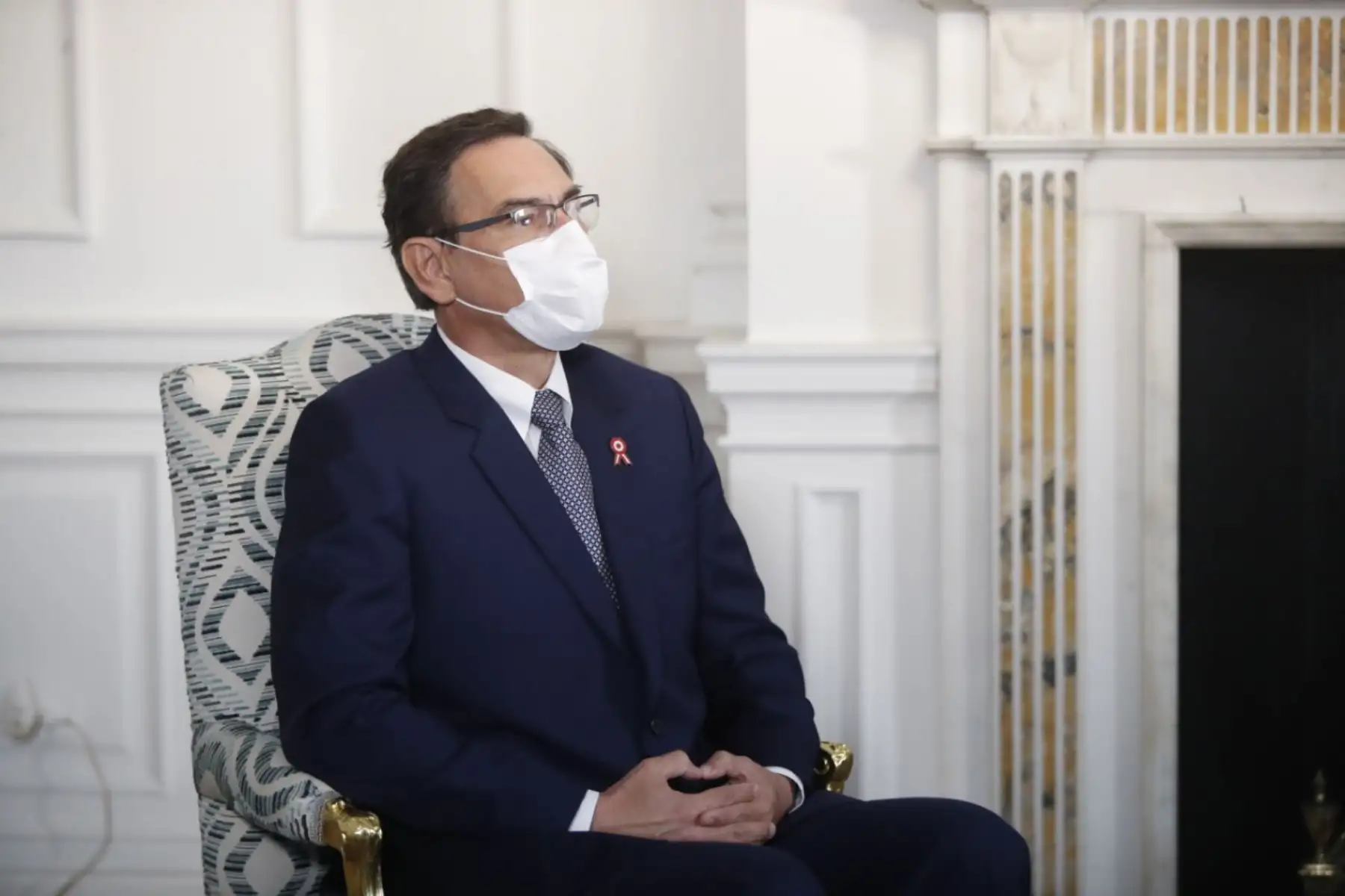 Desde Palacio de Gobierno, el Mandatario junto a su esposa, la primera dama, Maribel Díaz, asisten de manera remota a esta reunión organizada por el Concilio Nacional Evangélico del Perú (Conep) y la Unión de Iglesias Cristianas Evangélicas del Perú (Unicep).

Foto:ANDINA/Prensa Presidencia